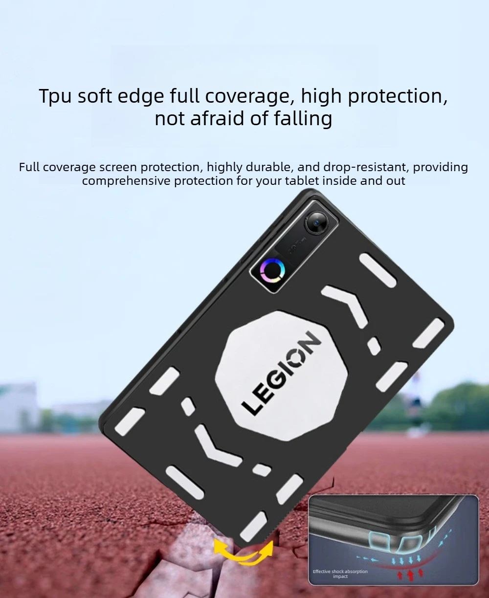 Premium Flip Case with Soft TPU and Hollow Cooling Design - Shockproof, Non-Slip Back Cover