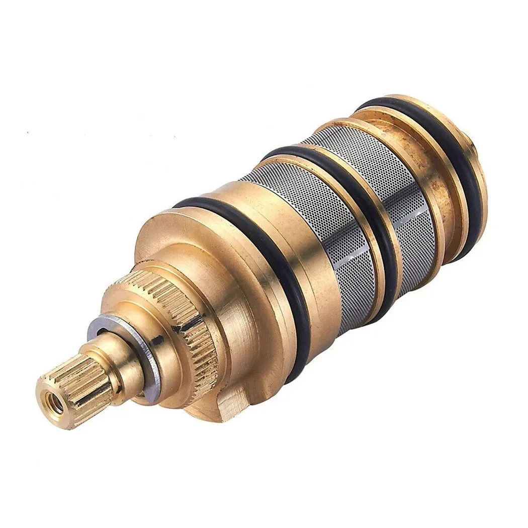 Sda16d764769c43ce9108e5fddc385233N 1/5PCS Brass Replacement Thermostatic Cartridge Shower Mixer Valve Bar Repair Kit Faucet Cartridge Bath Shower Replacement Parts Mallzona
