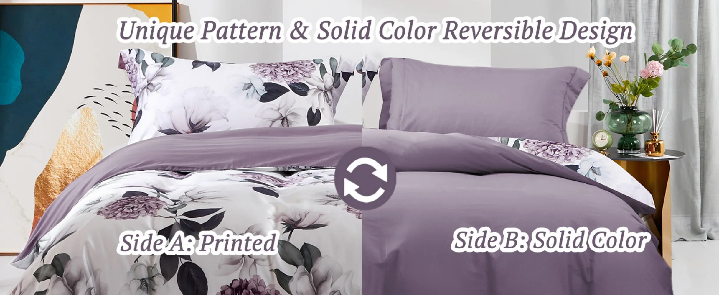 reversible duvet cover
