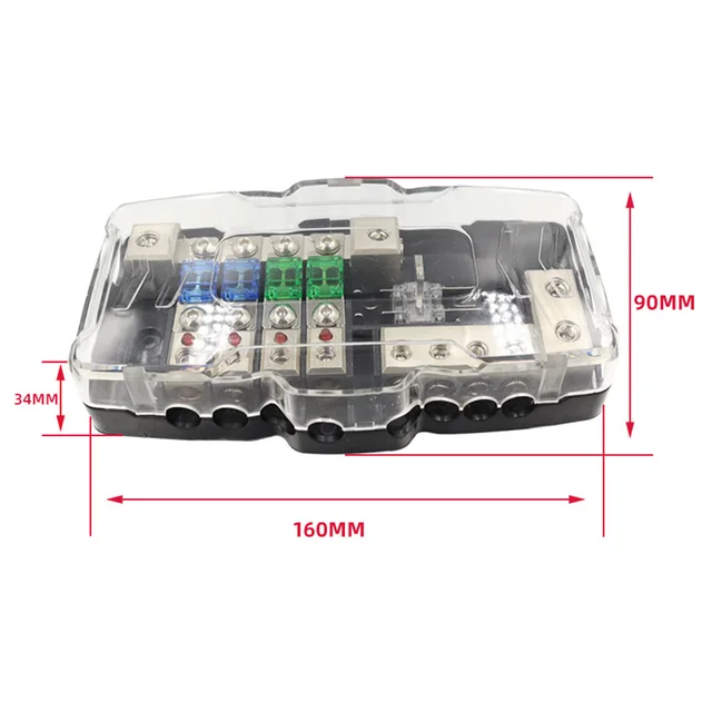 Porte fusible by-passe automobile pour mini ACB enfichable 12V fourgon, 4X4  - H2R Equipements