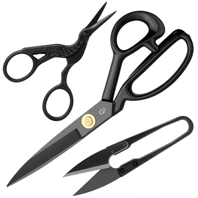 TLKKUE Sewing Scissors Set With Tape Measure For Clothing