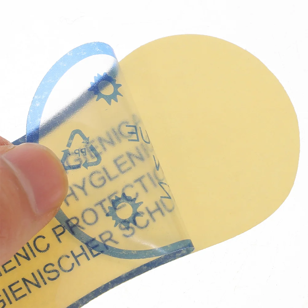 100 Pcs Hygienic Swimwear Labels Protective Sticker For Swimsuit Adhesive Fitting Liner Blue Traffic Signal Roadway Safety