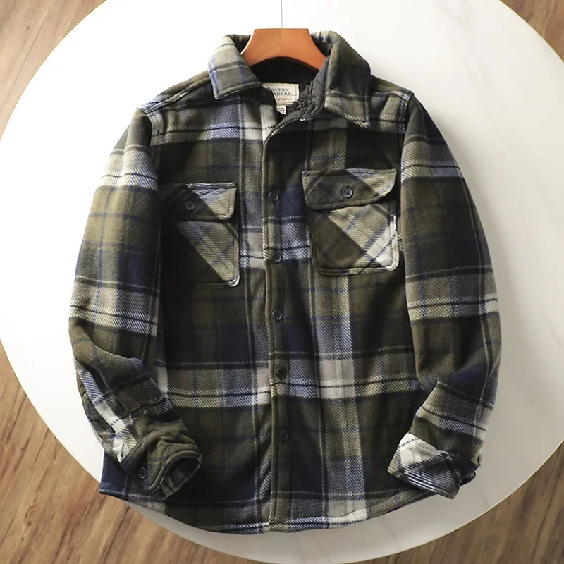 2026 Casual bedrukt shirt voor heren, winter, lange mouwen