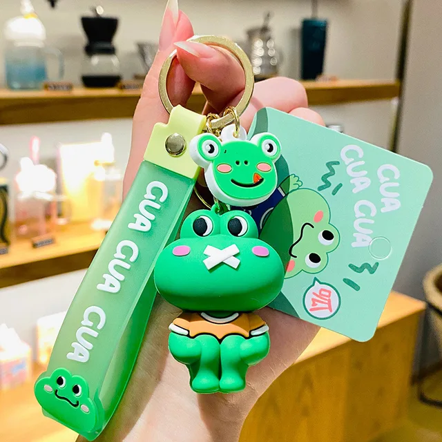 Netflix Fun Little Frog Piggy Stacking Keychain Men and Women Doll Car Key  Chain Pendant Jewelry Backpack Charm Gift Wholesale - AliExpress