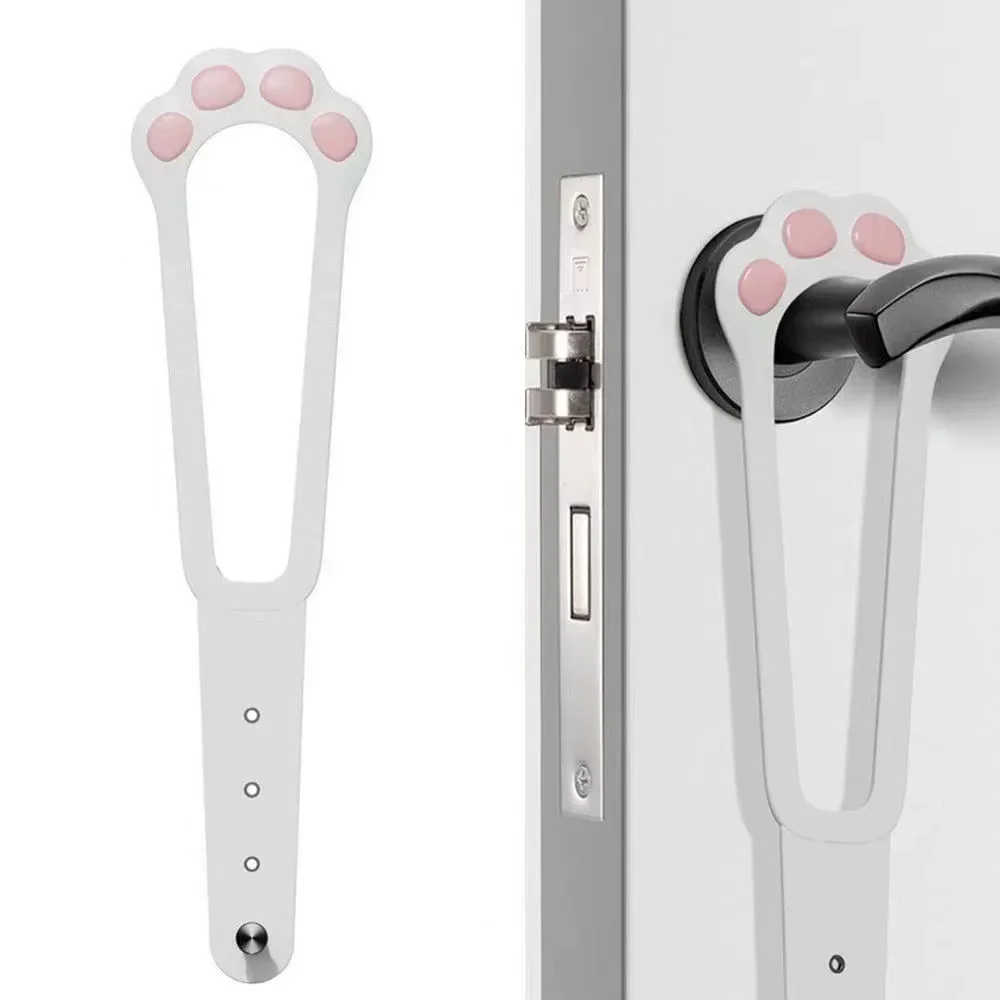 Cat Door Holder Latch Adjustable Dog Door Stopper Elastic Gate Lock Flex Latch Strap Keep Dog Out From Entering Pet Gate Supply Cat Door Holder Latch Adjustable Dog Door Stopper Elastic Gate Lock Flex Latch Strap Keep Dog Out From Entering Pet Gate Supply