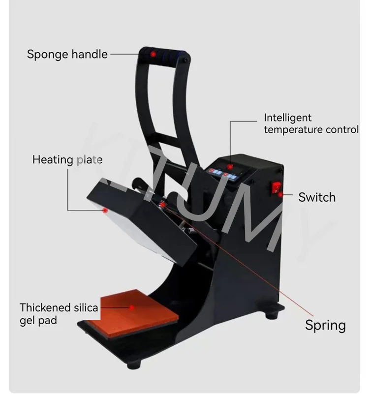 12*12CM 15*15CM Manual Small Heat Press Printer Heat Press Printer Machine Upper And Down
