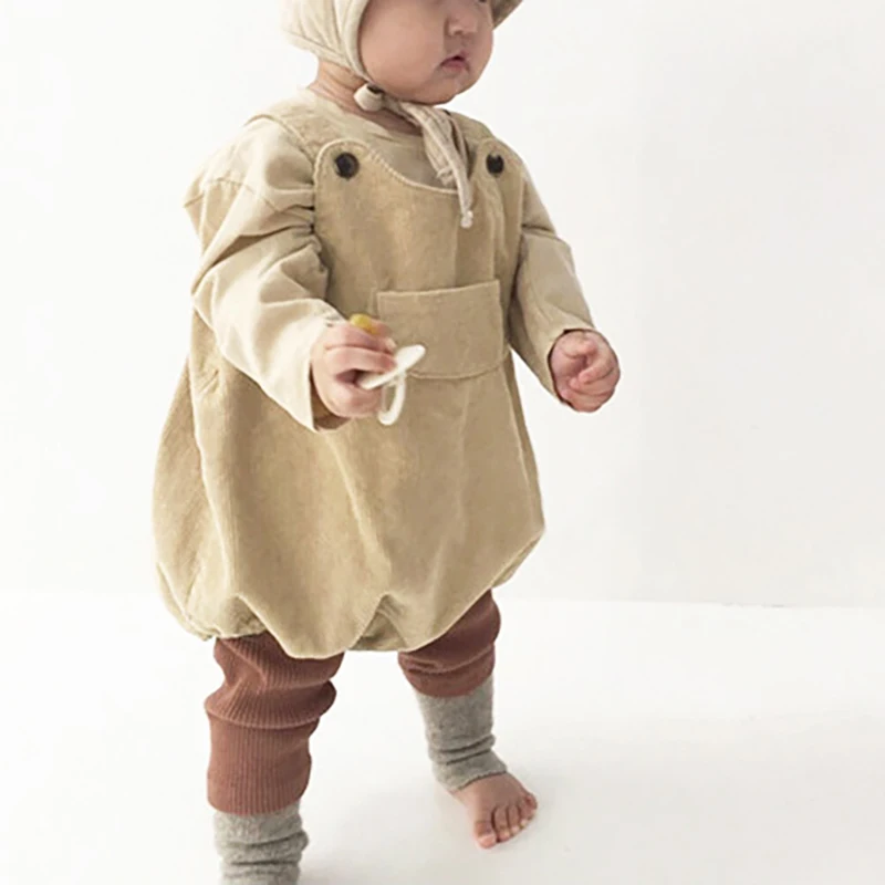 Autumn Baby Corduroy Bodysuit for Boys and Girls