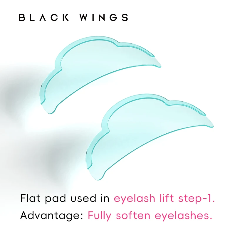 BLACKIWNGS 1PC 실리콘 래쉬 펌 패드 부드럽게 리프팅하는 속눈썹 로드 쉴드 셀프 접착식 속눈썹 컬러 액세서리 메이크업 도구