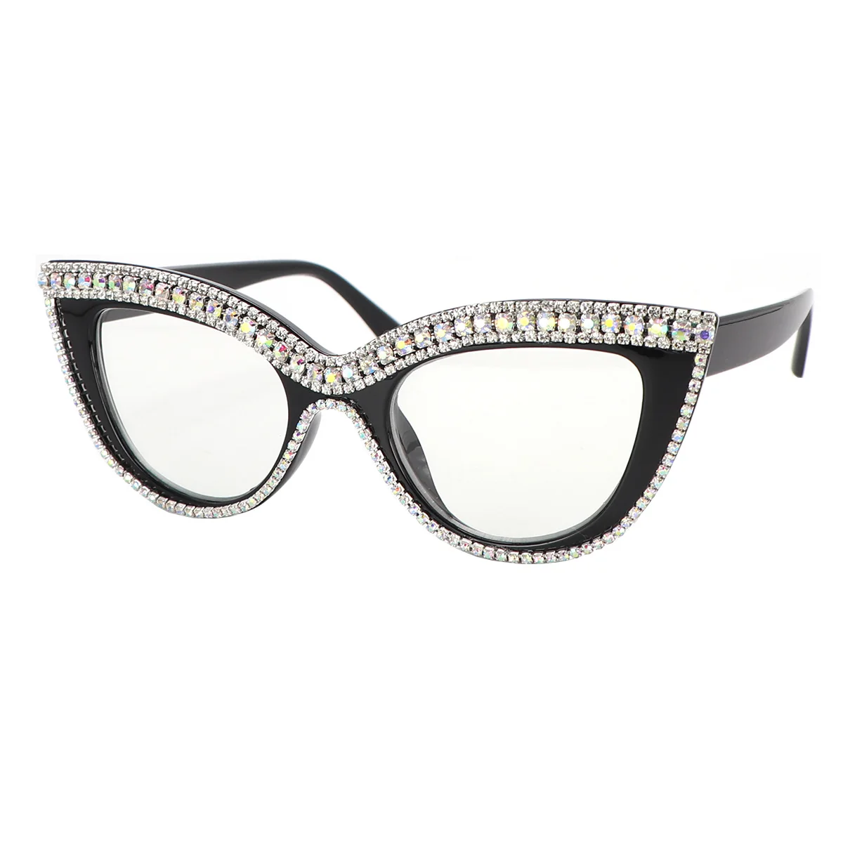 blue light reading glasses Anti Blue Ray Rhinestone Computer Glasses For Women Cat Eye Diamond Eyeglasses Girls Female blue blocker glasses