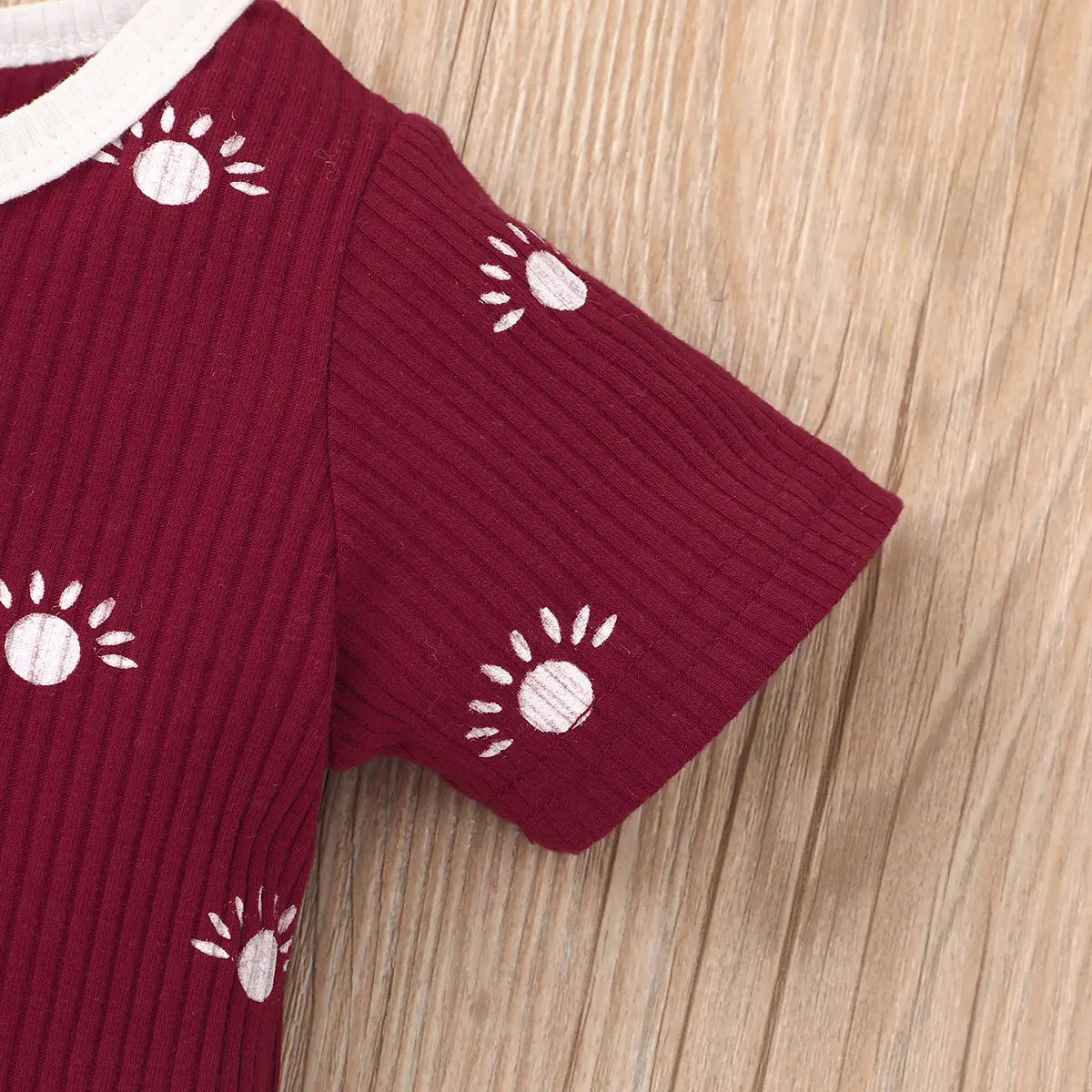 baby clothing set red	 hibobi Baby Girl Clothes Set Cute Print Girls Clothing Sets Summer Short Sleeve Cotton Baby Tops + Shorts 2Pcs sun baby clothing set