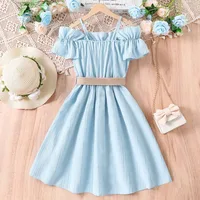 Vêtements pour enfants, tenues de danse, streetwear, robes pour bébés, robes pour filles, vêtements pour enfants, vêtements d'été décontractés, élégants, princesse 2