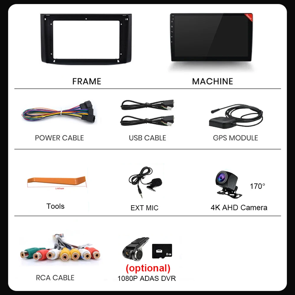 Android 16 autoradio navegación GPS reproductor Multimedia 4G + WiFi Carplay Video 2din para Chevrolet AVEO T250 2006 - 2012 6