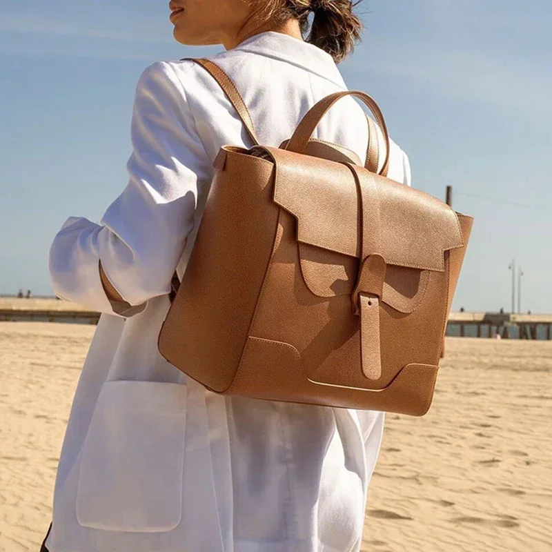 

Fashion Women Laptop Backpack Luxury Classic Brand Designer Style Lady Casual Vintage Large Bag