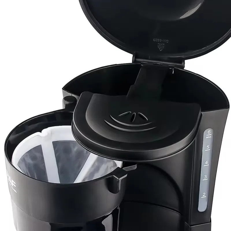 600ml Electric Coffee Maker Machine, Household Semi-Automatic Small Milk Coffee Pot, Office Bedroom 600W Mocha Pot ,Anti-Drip