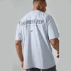 Man Active One More Rep Oversized Washed T-shirt Luxury Brand Great Chapter Embroidered Short Cotton Casual Loose Couple Tee 1