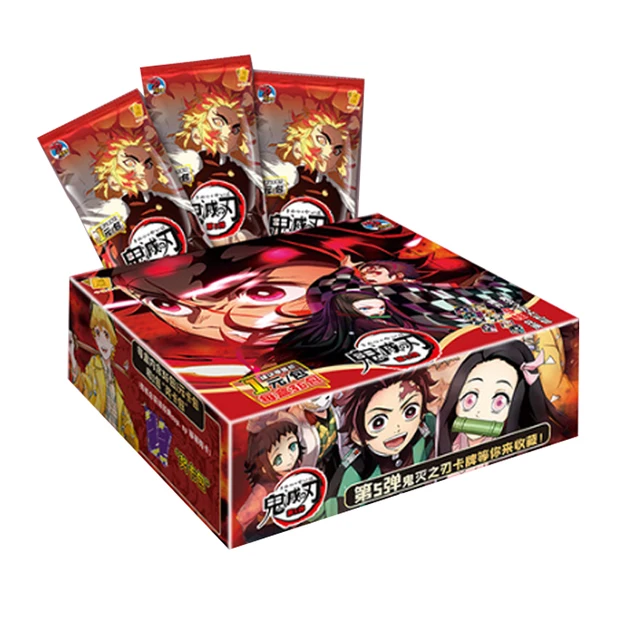 Demon Slayer Card TCG Game Cards Kimetsu No Yaiba Table Playing Toys For Family Children Christmas Gift 5