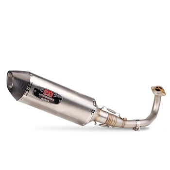 Motorcycle Slip On For Yamaha XMAX125 XMAX150 XMAX 125 150 Motorcycle Full System Exhaust Muffler Escape Middle Link Pipe