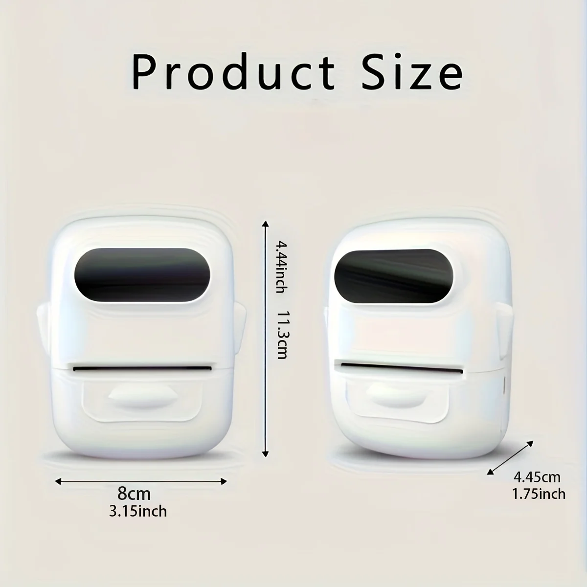 Label printer Mini Portable Wireless Label Printer Wireless Function Thermal Sticker Maker Handheld Tips Learning Marking