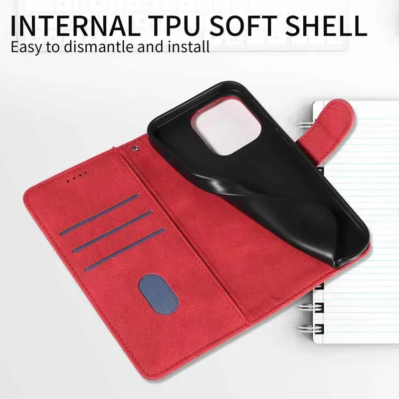 Leather Flip Wallet Phone Case – Enhanced Protection and Style