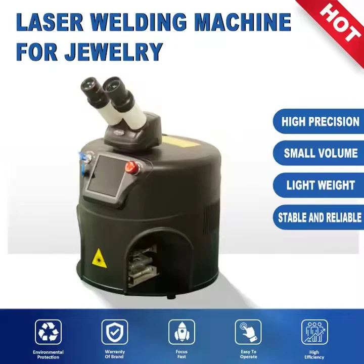 Jewelry Laser Welding Machine 60W 150W QCW Gold Fiber Laser Jewelry Welding Machine Automatic Spot Welder