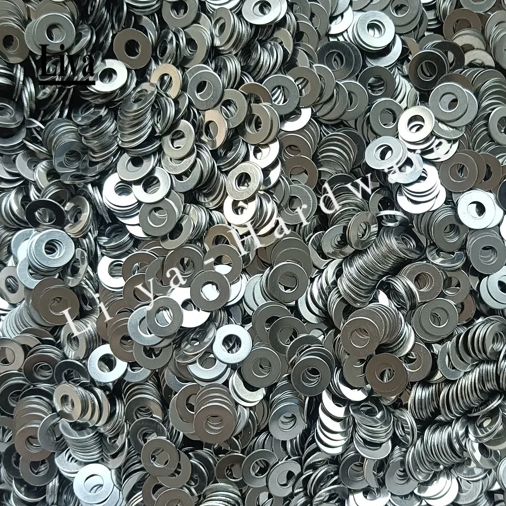 Stainless Steel Washers 2-100pcs DIN125 ISO7089 M1.6 M2 M2.5 M3 M3.5 M4 M5 M6 M8 304 Stainless Steel Flat Washer