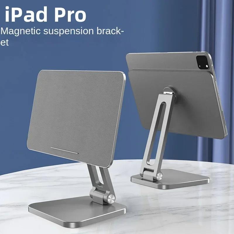 Suporte Magnético Rotativo para Apple Ipad Pro Suporte de Metal Ímã Ângulo Ajustável Suporte Desktop Ipad Pro Air 11 in 12 in