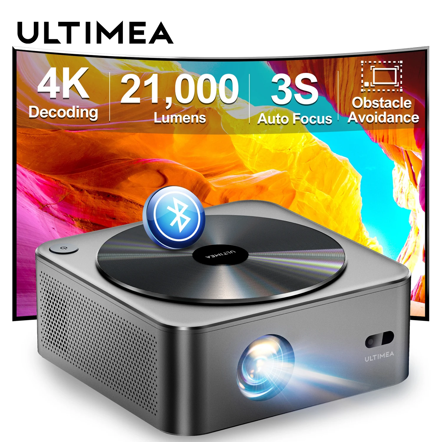 ULTIMEA Apollo P40 Native 1080P Full HD Projector, 4K