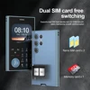SERVO V8 Mini Mobile Phone 2.01" HD Round Screen Dual SIM Card Speed Dial Magic Voice FM Radio Flashlight Small Cellphone Type-C 2