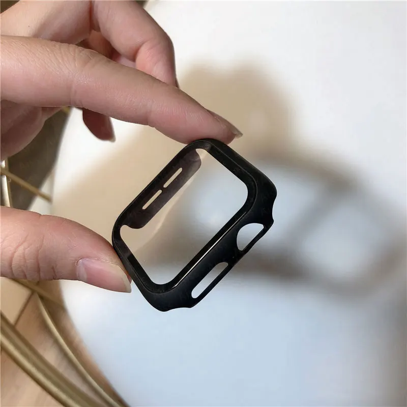 Premium Screen Protector Case - Durable Glass Cover for Apple Watch Accessories