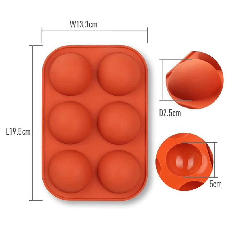 Semi Sphere Silicone Mold for Baking and Pastry Creations