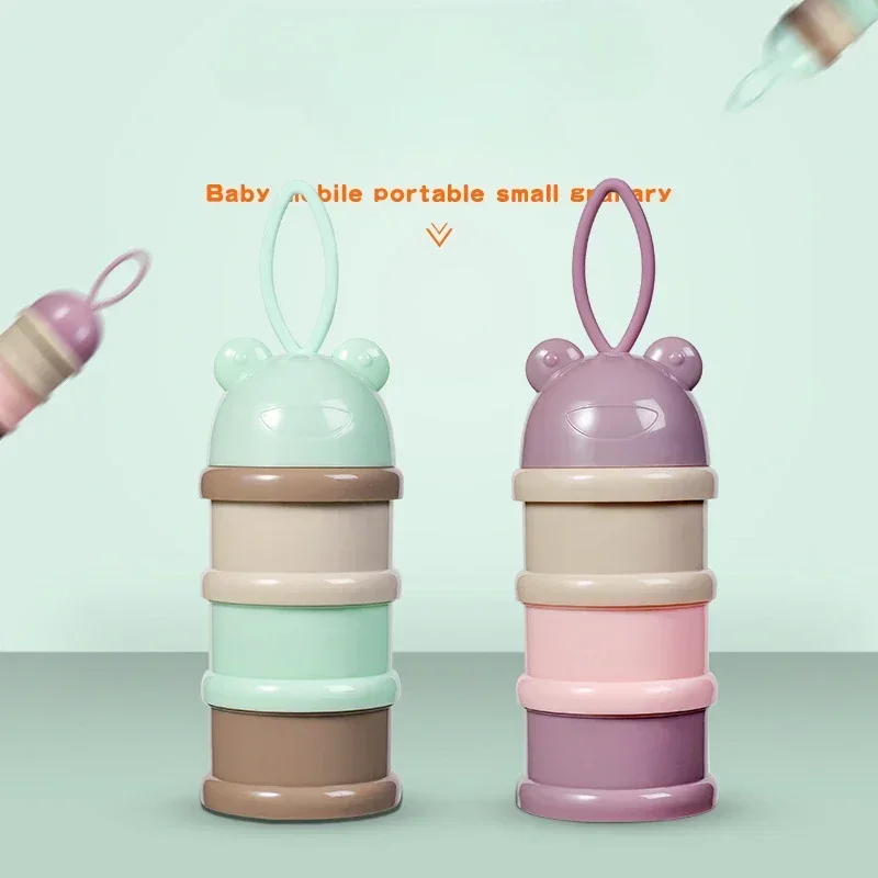 Baby Formula Milk Storage Infant toddler Portable Milk Powder Box Dispenser Food Container Kids Food Storage Snack box