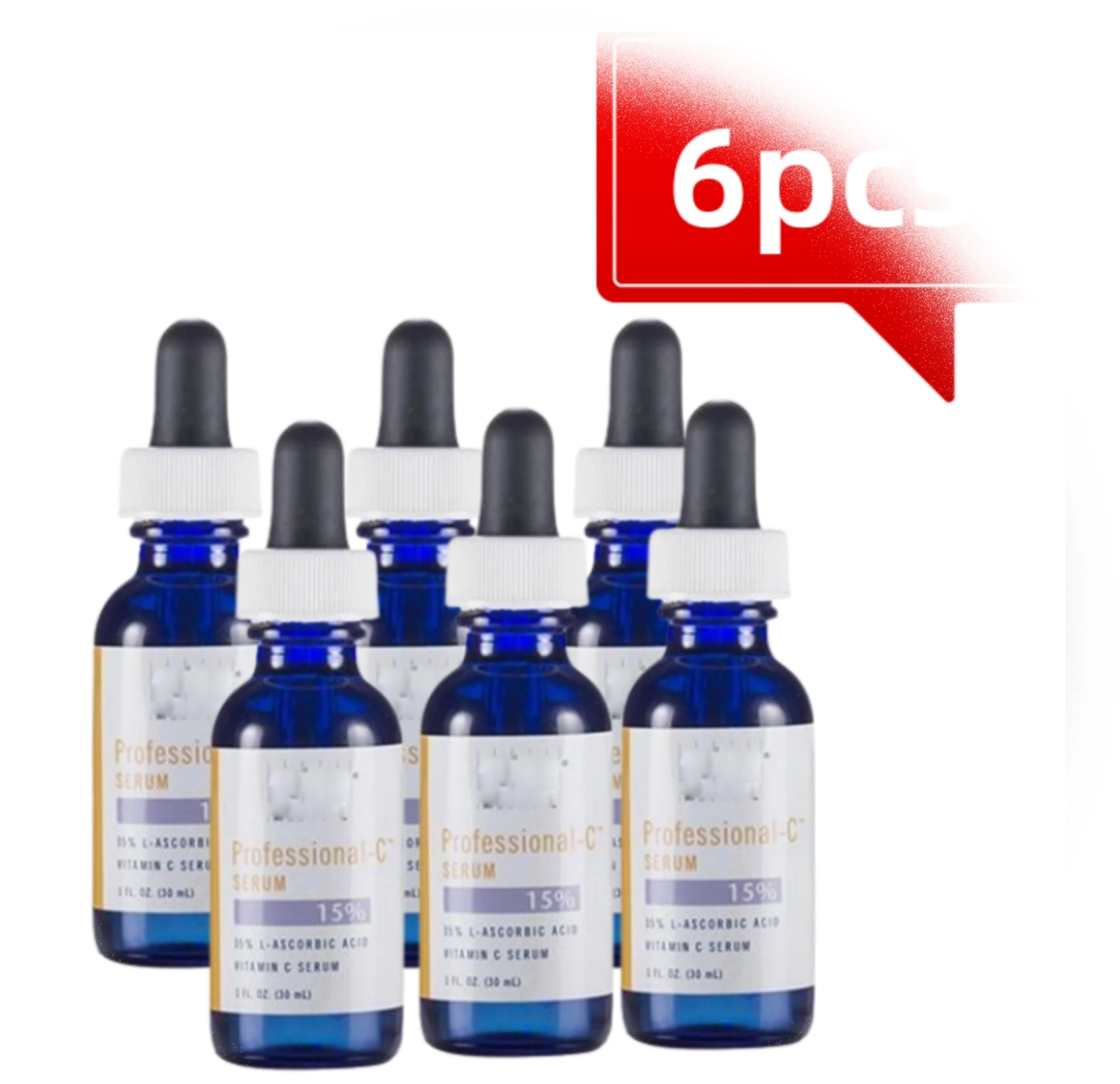 

6pcs OBAGI Facial Serum Professional-C Antioxidant Vitamin C 20/15% Whitening Anti-oxidation Brighten Skin Care Anti-aging 30ml
