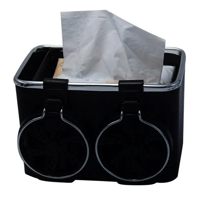 

Автомобильный подстаканник с ящиком для хранения, многофункциональный боковой органайзер для автомобильной консоли, для мобильных телефонов, универсальный автомобильный органайзер для центральной консоли