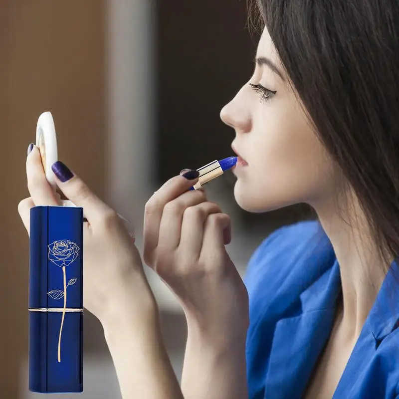 

Color Changing Lipstick Magical Blue Lipstick Fast Apply Long Lasting Lipstick Improve Lip Lines Nutritious Lip Gloss