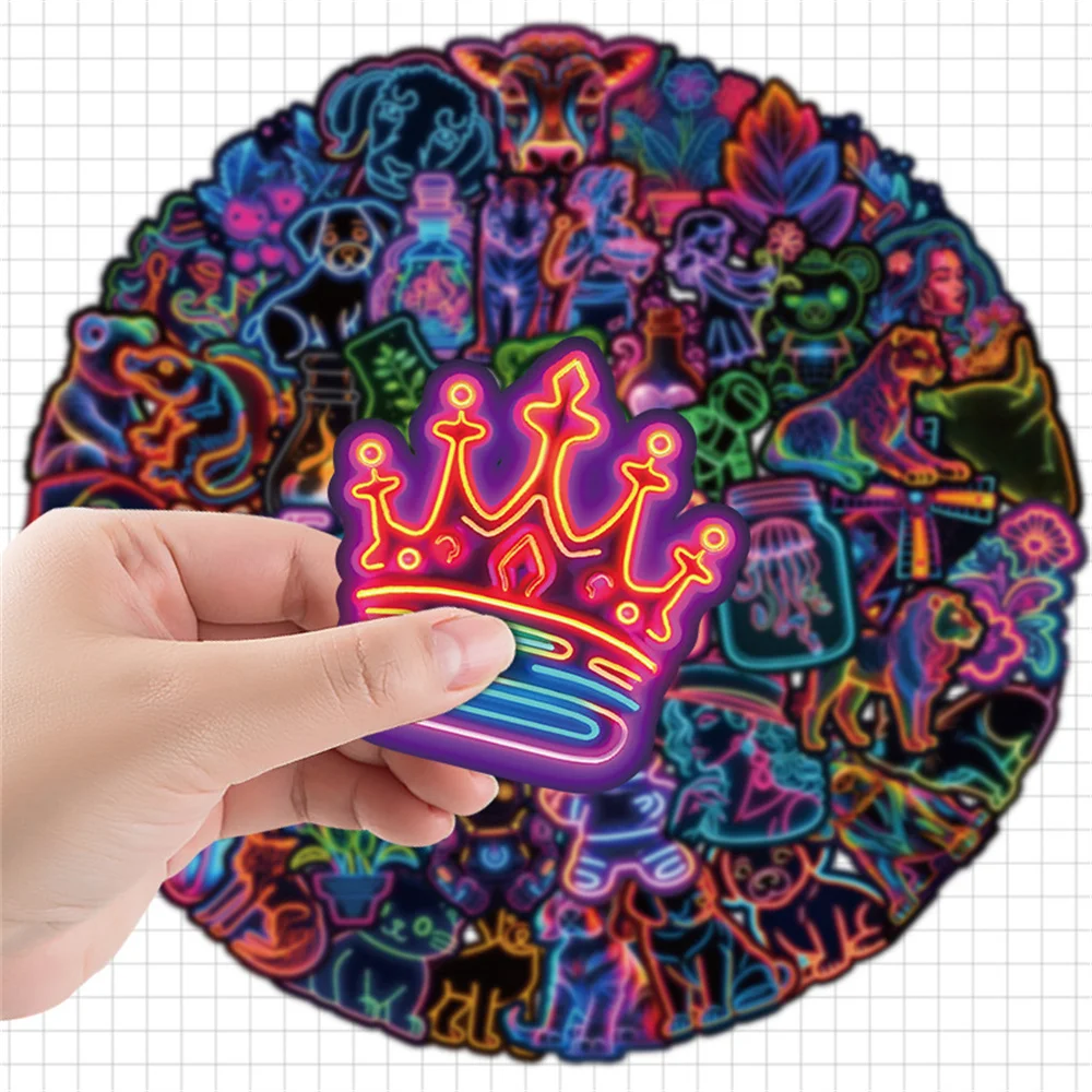 Рисунок 3 - новые неоновые наклейки творческие