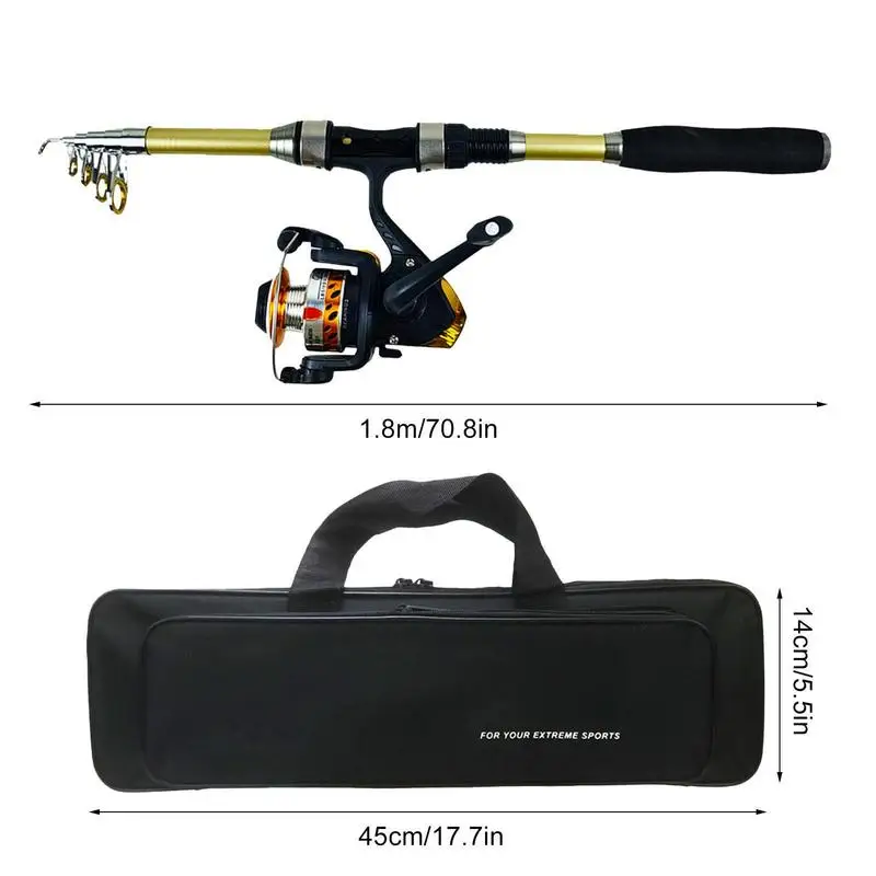 Portable Fishing Rod, Fishing Kits for Adults