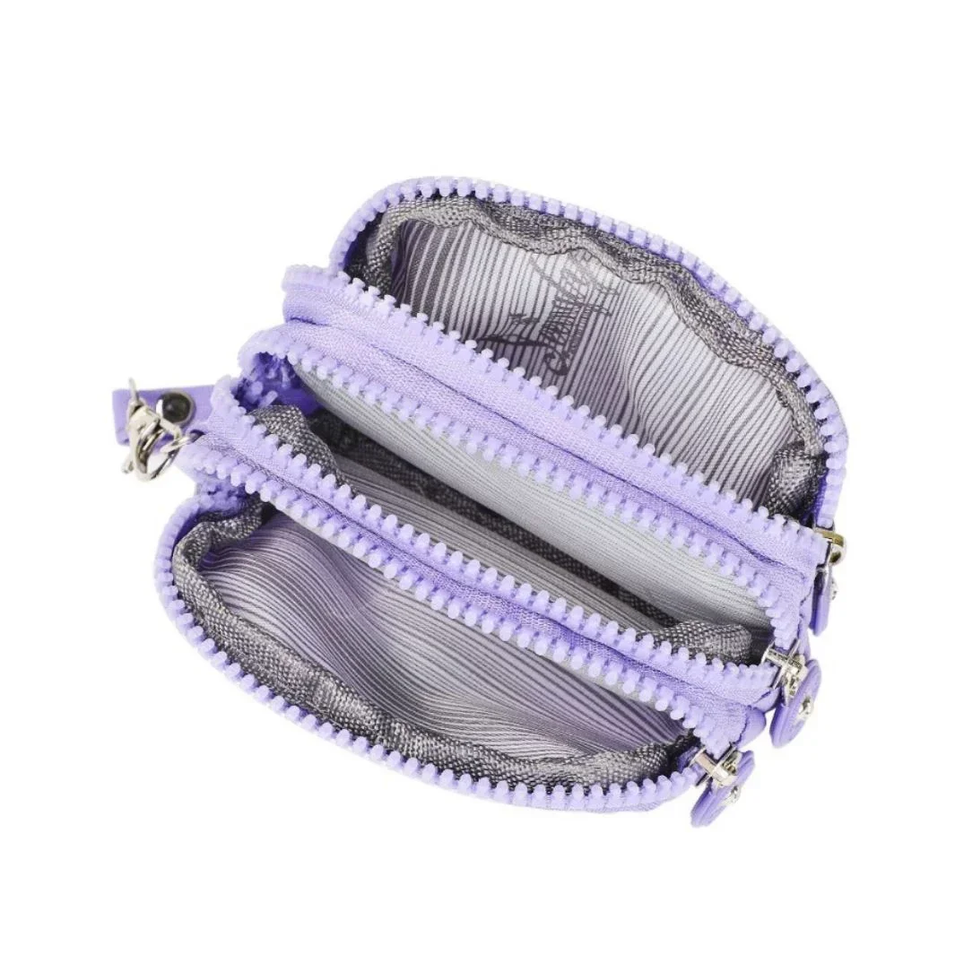 Mini Coin Purse Key Bag Women Wallets Zipper Waterproof Portable Three Layer Card Holder Female Girl Handbag Headphone Bag Gift