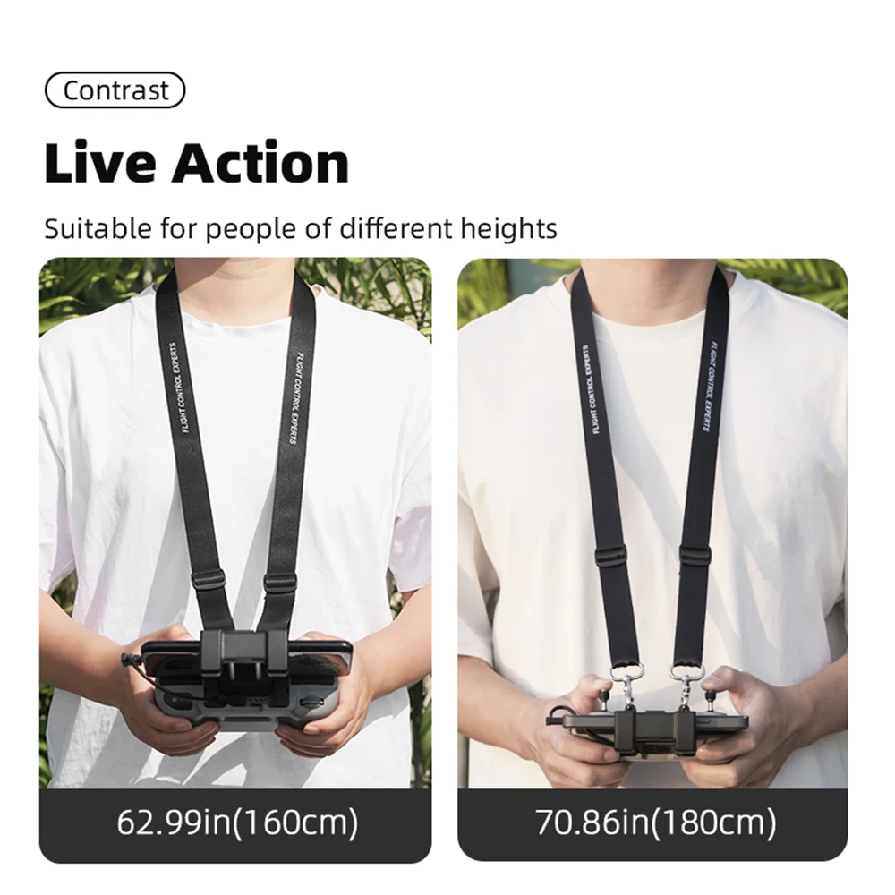 Drone Accessories Remote Controller Lanyard Drone Lanyard Remote Control Strap Lanyard Rope for DJI Flip/NEO/Mini 4 Pro/3 Pro/Air 3 Remote Control Neck Strap for DJI RC 1 2 PRO/RC-N1/N2/N3