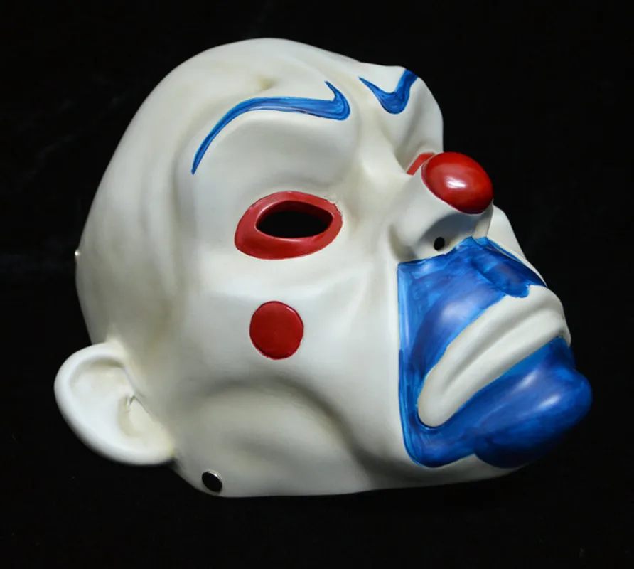Halloween Mask Joker Bank Robber Resin Mask Clown Dark Knight Cosplay Halloween Costume halloween mask,horror mask