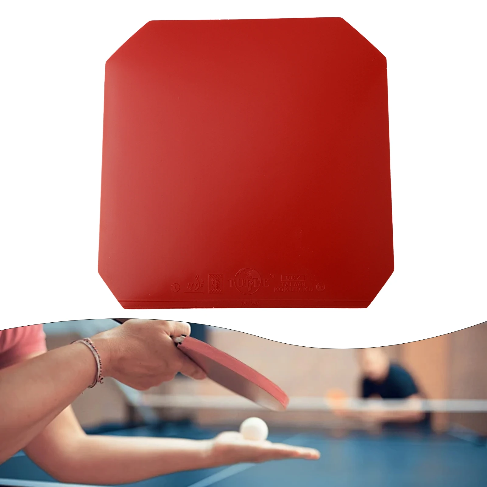 

Table Tennis Rubber Set Flexible Control Fast Attack Style Pings Pong Rubber Outstanding Surface Tack Sensitive Feel
