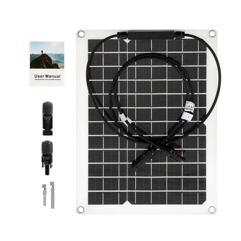 Pannello solare 300W pannello solare flessibile 12V con Controller adatto per telefoni cellulari celle solari per auto e camper all'aperto 12V - Image 2