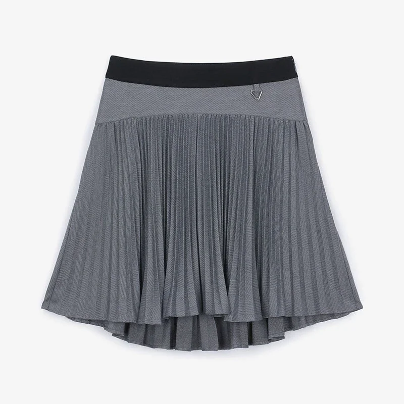 

Женская юбка для гольфа, модная спортивная однотонная Повседневная плиссированная короткая юбка с высокой талией для гольфа и спорта, весна-лето