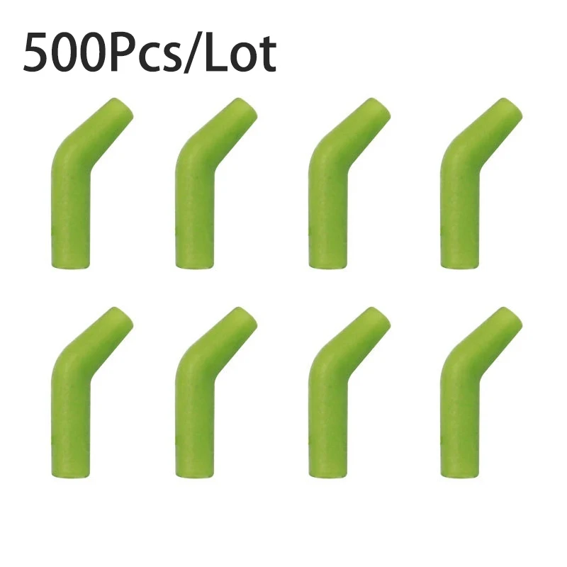 

Anti-tangle Hook Sleeves for Carp Fishing, Fishing Line Aligner, Fishing Tackle Accessories, D Rig Kickers, 500 PCs/Lot
