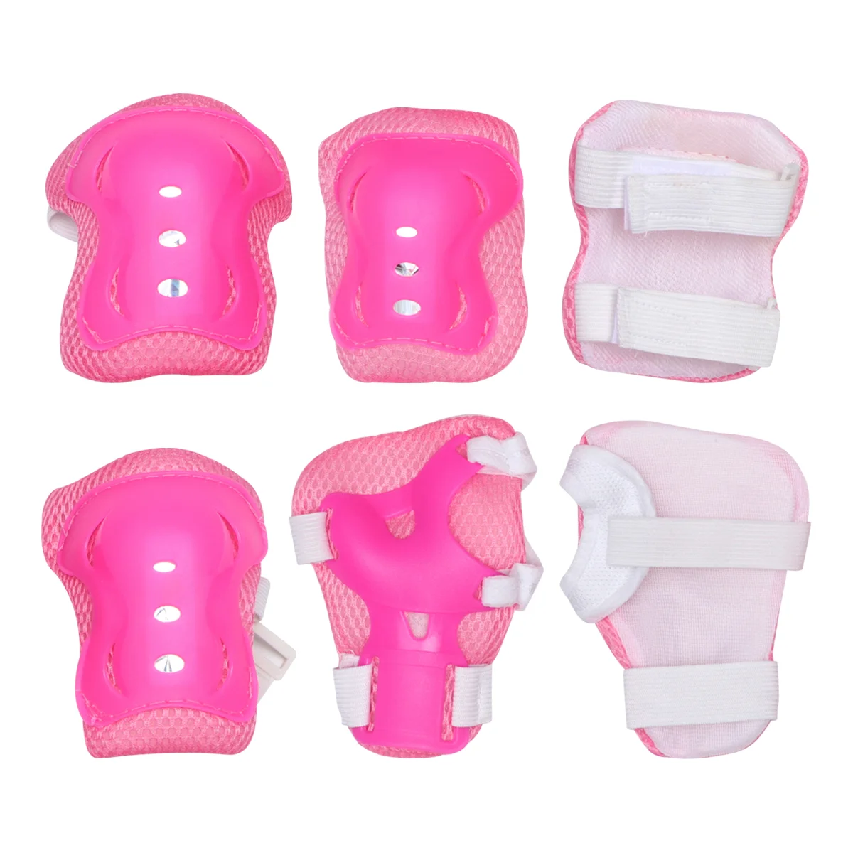 

6Pcs/Set Children Knee Pads Elbow Pads Wrist Guards Protective Gear Set For Roller Skating Skateboarding Cycling Sports Kit New