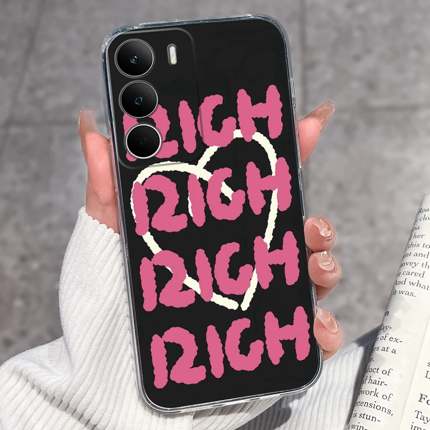 Fashion Astronaut Pattern Transparent Phone Case - Anti-Fingerprint TPU Clear Back Cover