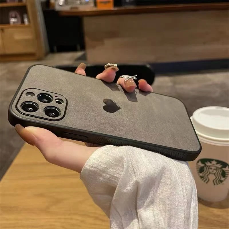 Soft silicone case for iPhone, compatible with models XS, MAX, leather, love, XR, 13,12,11 Pro, popular phone case iphone xr card case