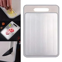 

Double-sided Thawing Board Kitchen Multi-purpose Double-sided Cutting Board Sharpening Knife And Mud Rapid Thawing Cutting Board