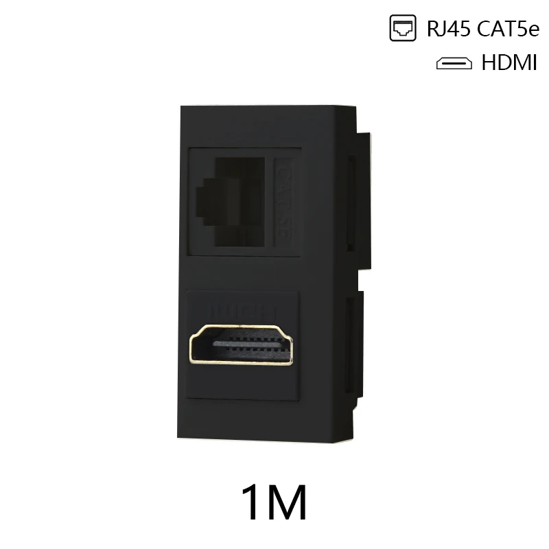Multifunctional Hidden Pop-Up Desktop Socket with Universal Features - Black