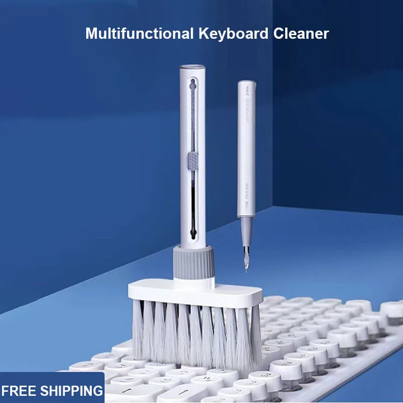 Free Shipping Keyboard Cleaner Clearning Kit Brush 5 In 1 For PC
