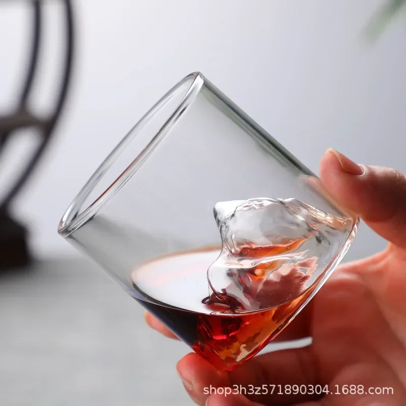 200/300ml Whiskey Glasses Mount Japanese Whiskey Glasses Fuji-Mount Drinking Glass Mountain Water Glass Drinking Mug Cup